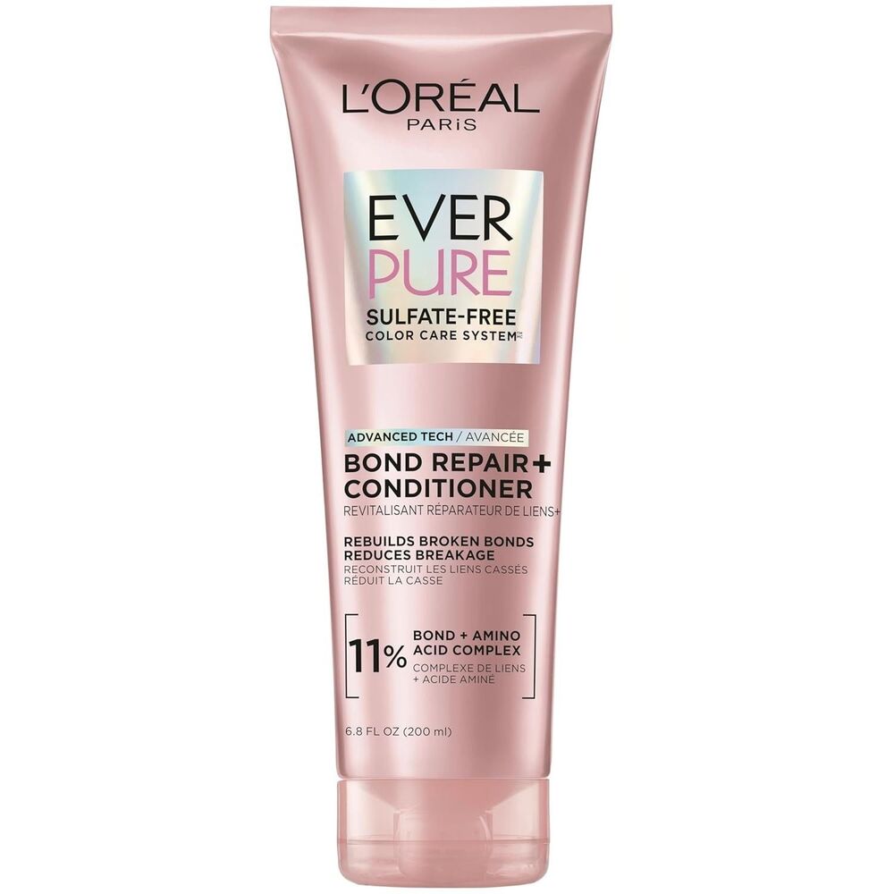 L'Oreal Paris Sulfate Free Bond Repair+ Conditioner, Hair Conditioner 6.8oz